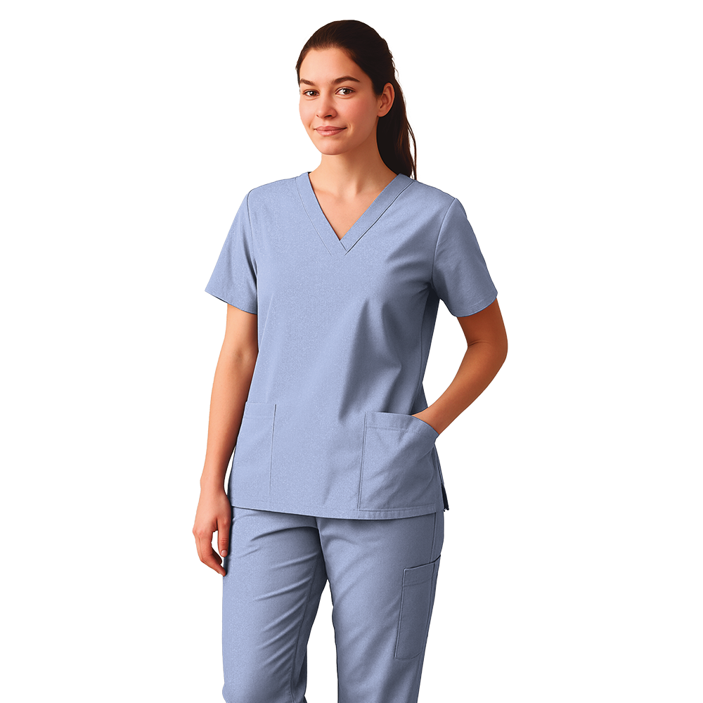 UNIFORME QUIRURGICO CUELLO V DAMA PLÚMBAGO