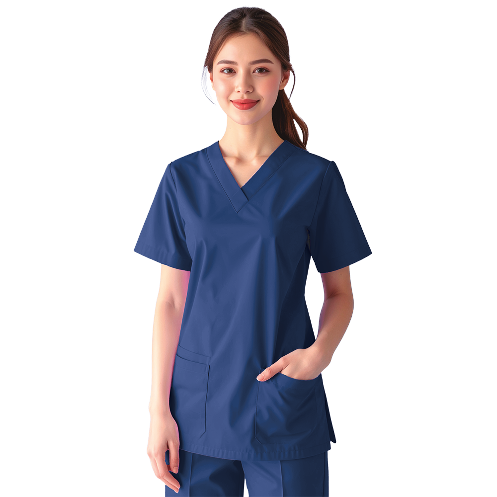 UNIFORME QUIRURGICO CUELLO V DAMA AZUL ACERO