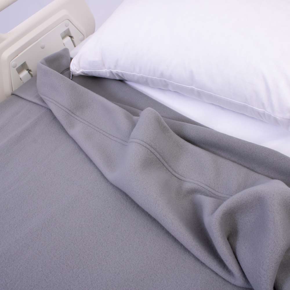 COBERTOR LISO HOSPITALARIOS GRIS