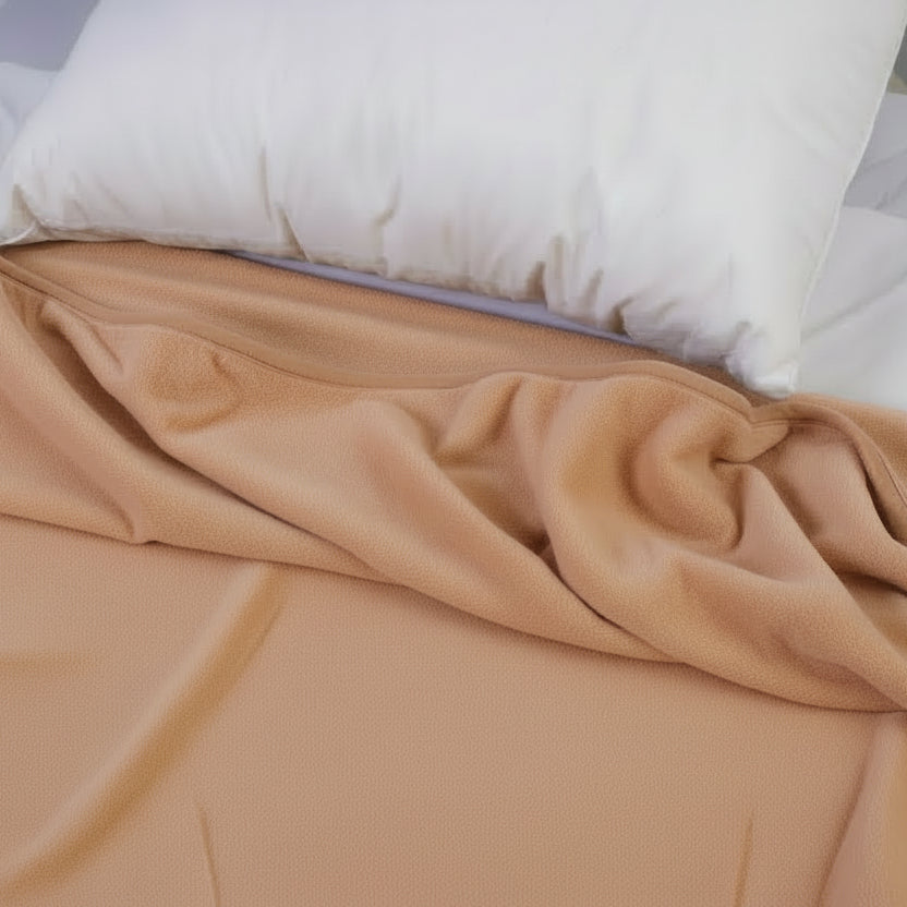 COBERTOR MINK BEIGE