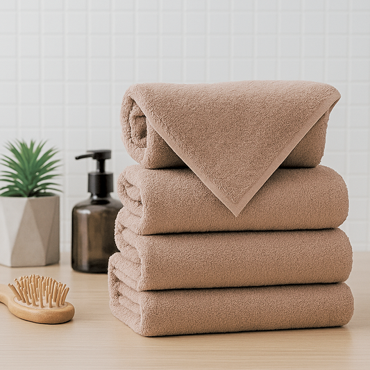 TOALLA BAÑO BEIGE 150 X 80