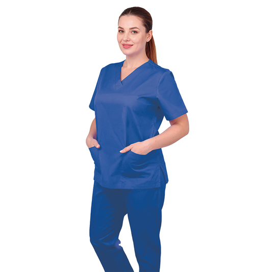 UNIFORME QUIRURGICO CUELLO V DAMA AZUL REY