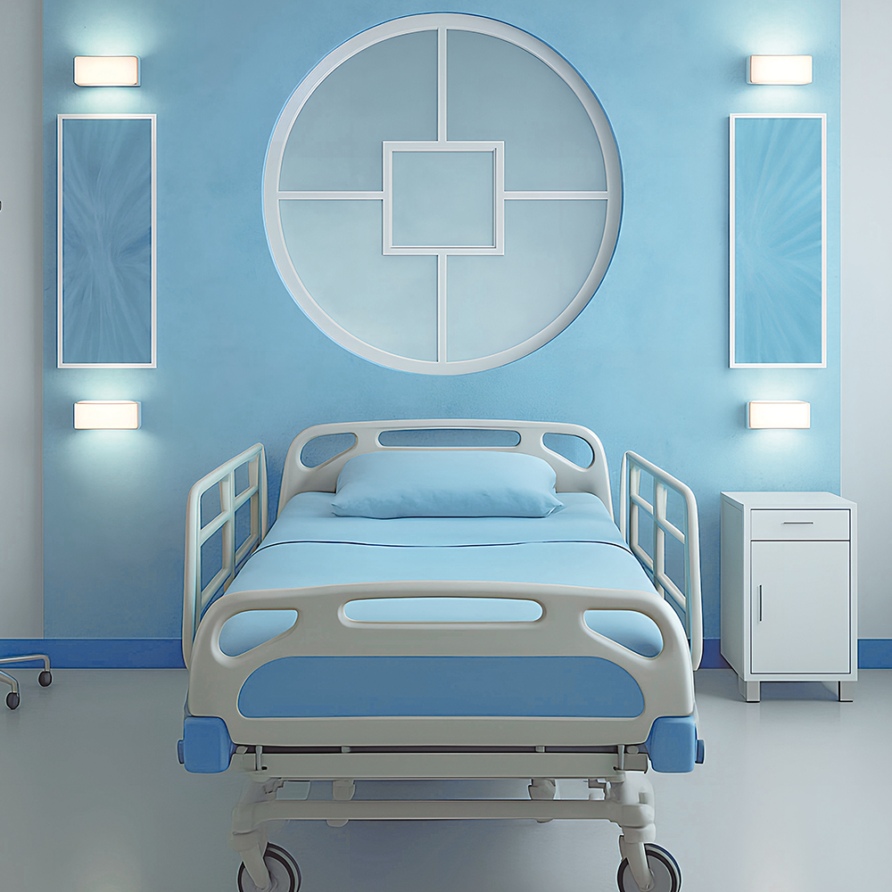 SÁBANA REGULAR HOSPITALARIA AZUL