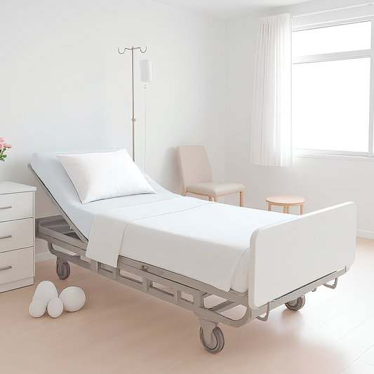 SÁBANA REGULAR HOSPITALARIA BLANCA 100% ALGODÓN