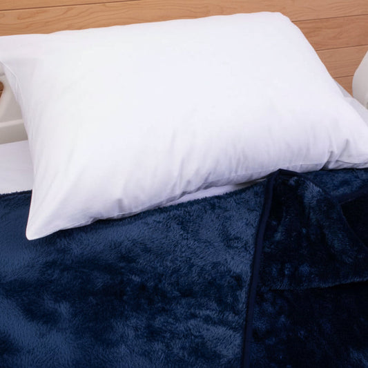 COBERTOR MINK AZUL MARINO